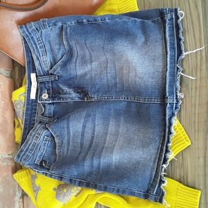 Kancan Denim Mini Skirt